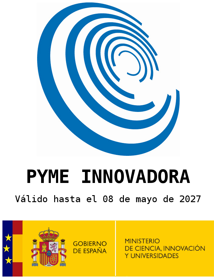 Sello PYME Innovadora, Ministerio de Ciencia, Innovación y Universidades, válido hasta el 8 de mayo de 2027